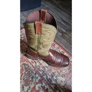 Rebel™ by Durango® Coffee & Cactus Pull-On 12" Western Boot Men's Sz 11 D